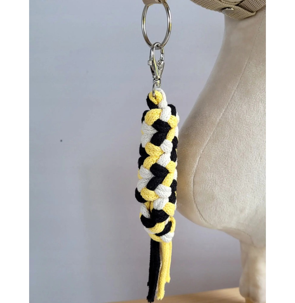 Lead Rope for Hobby Horse - Yellow, Cream, Black