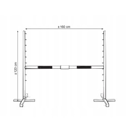 Hobby Horse Jumping Beam L-160 cm