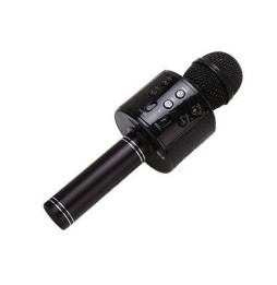 Microfon karaoke cu difuzor negru