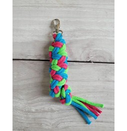 Lead Rope for Hobby Horse - Light Green, Turquoise, Pink