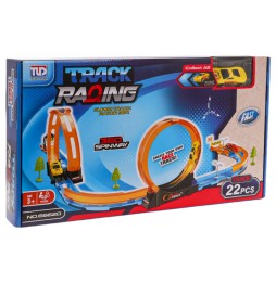 22-Piece Racing Track for Kids