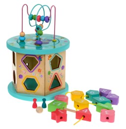 Wooden Educational Multi-Cube 4in1 for Kids