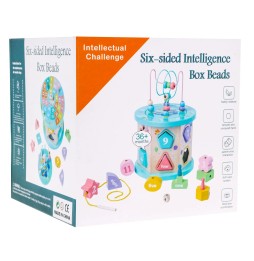 Wooden Educational Multi-Cube 4in1 for Kids