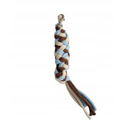 Hobby Horse Lead Rope - Blue, Beige, Brown