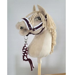 Uwiąz dla Hobby Horse biało-śliwkowy