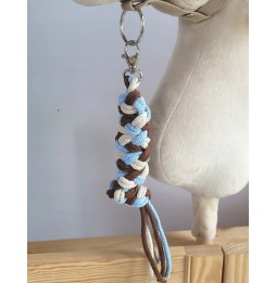 Hobby Horse Lead Rope - Blue, Beige, Brown