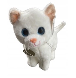 Plush Kitten with Glittery Eyes 23 cm