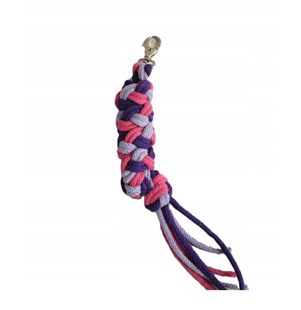 Lead Rope for Hobby Horse - Dark Pink and Purple