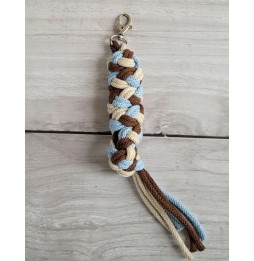 Hobby Horse Lead Rope - Blue, Beige, Brown