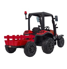 Red Blast Tractor with Trailer for Kids