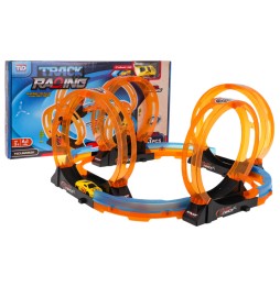 Racing Track with 4 Loops for Kids - 23 Pieces