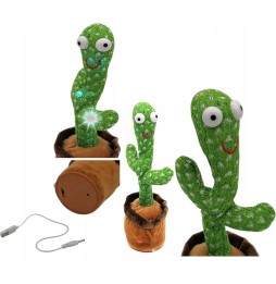 Cactus dansator 32cm cu cablu USB