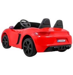 Perfecta car for 2 kids with inflatable wheels and motor