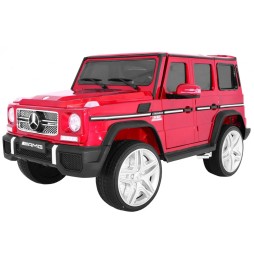 Auto na akumulator mercedes amg g65 czerwony dla dzieci