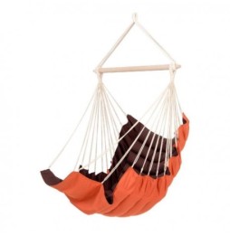 California Terracotta Hammock Chair with Footrest