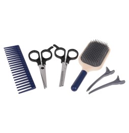 Blue Hairdresser Set with Accessories for Kids