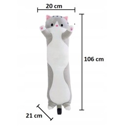 Długi kot maskotka 110 cm XXL