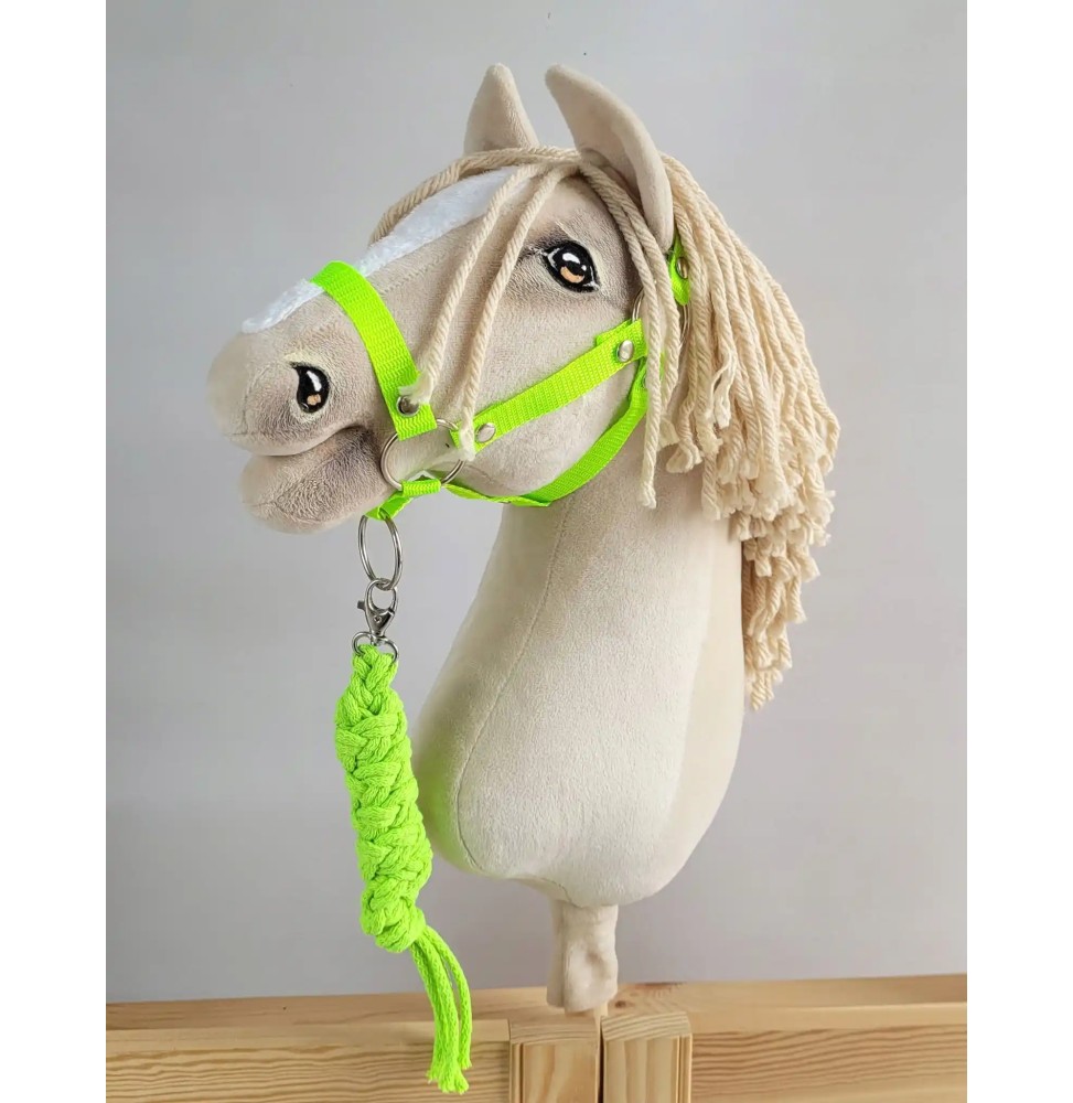 Zăbala A3 și frânghie neon pentru Hobby Horse