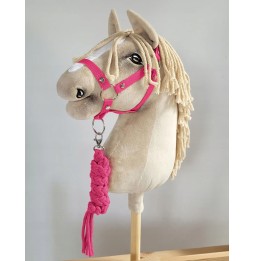 Zarvă și funie Hobby Horse A3 roz închis