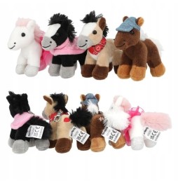 Miss Melody Plush Horse Keychain