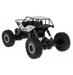 Crawler monster telecomandat 1:18 argintiu pentru copii