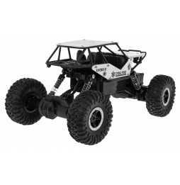 Crawler monster telecomandat 1:18 argintiu pentru copii