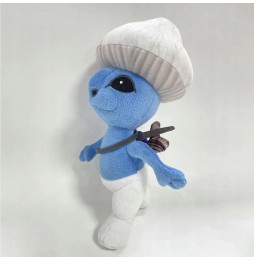 Pisica albastră de pluș Smurf pentru copii