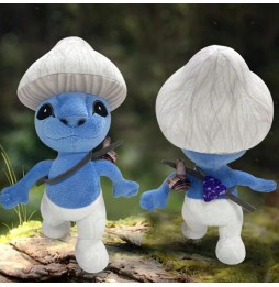 Blue Plush Smurf Cat for Kids