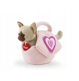 Trudi Plush Kitten in Pink Bag