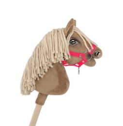 Zăbala A4 pentru cal Hobby Horse roz neon