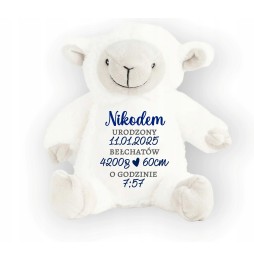 Personalized Lamb with Baby's Name