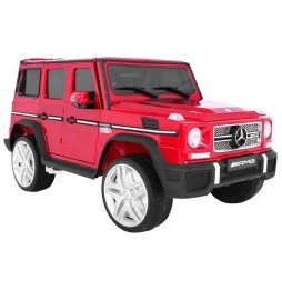 Auto na akumulator mercedes amg g65 czerwony dla dzieci