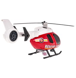 Helicopter and Fire Truck Set for Kids