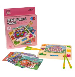 Board Game of Skill with Beads for Kids