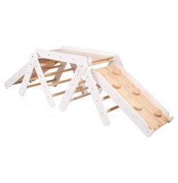 Meowbaby wooden climbing frames with slide