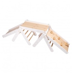 Meowbaby wooden climbing frames with slide