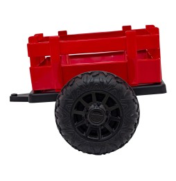 Red Blast Tractor with Trailer for Kids