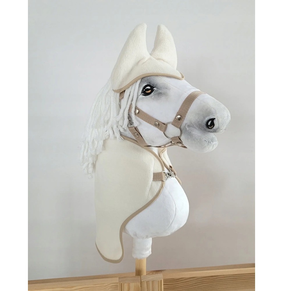 Pătură și urechi pentru Hobby Horse A4 - crem