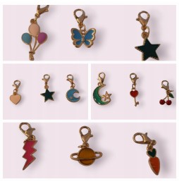 Charms for hobby horse - 3 pieces