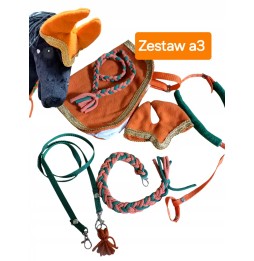 Pomarańczowa derka premium dla Hobby Horse A3