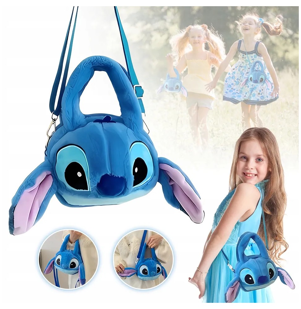 Geanta Stitch pentru copii - plusz pe umăr