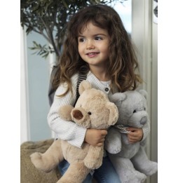 Teddykompaniet Malte Gray Bear 27 cm