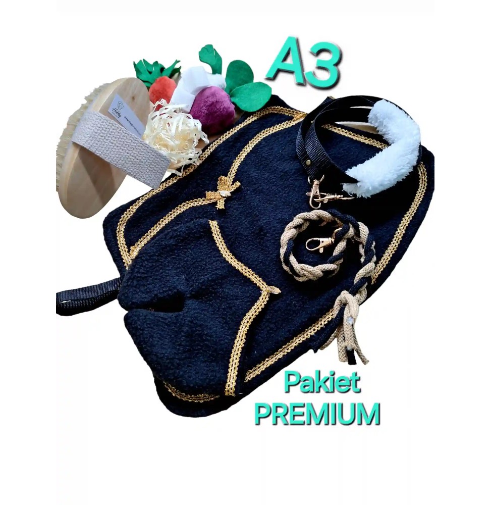 Zestaw Premium dla Hobby horse - nauszniki i derka