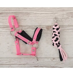 A3 Halter with Fleece and Lead for Hobby Horse