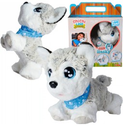 Câine interactiv Happy Husky 30 cm