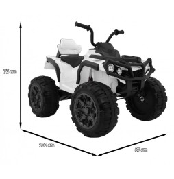 Quad ATV 2.4GHz dla dzieci z pilotem i radio MP3