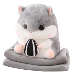 Hamster Plush Toy 3in1 - Perfect Gift