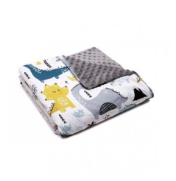 Minky Dinosaur Blanket 100x135cm for Kids