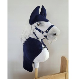 Blanket and Earmuffs for Hobby Horse A3 - Navy Blue