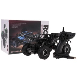 Crawler Rover 1:16 R/C Black Remote Vehicle